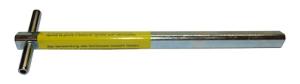 Notentriegelungsschlüssel M5, Länge 160mm Dreikant mit Sicherheitsaufkleber